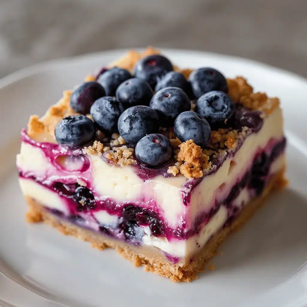 blueberry cheesecake bars