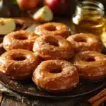 apple cider glazed donuts - featured image