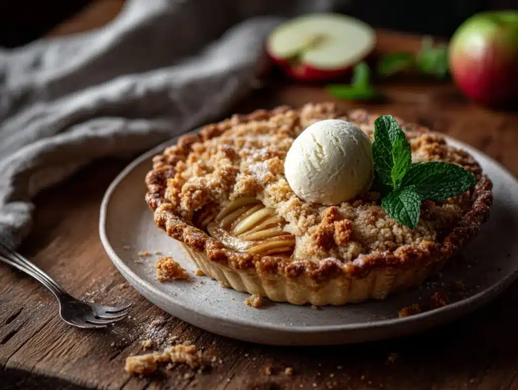 apple crumb pie - featured image