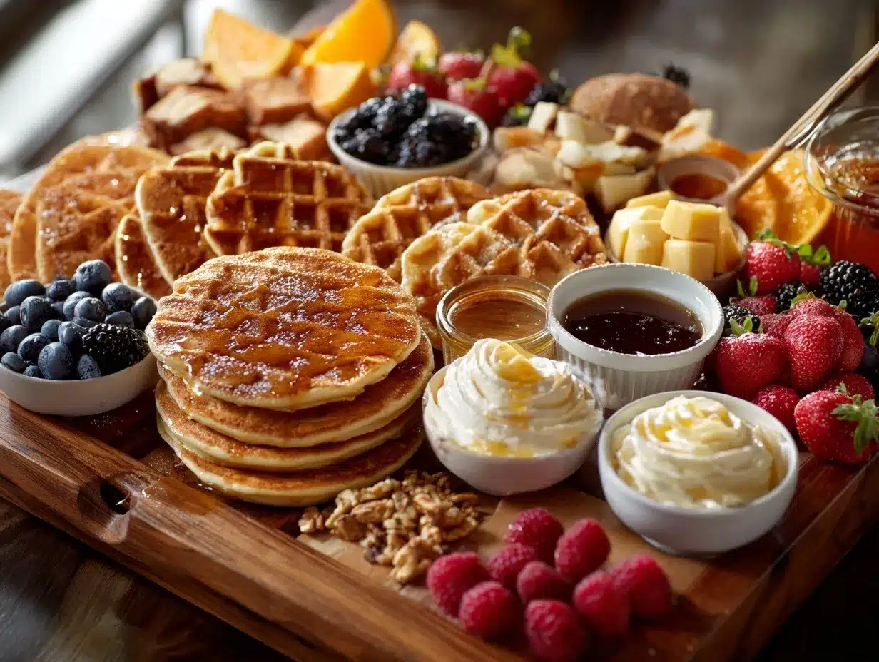 breakfast charcuterie board preparation steps