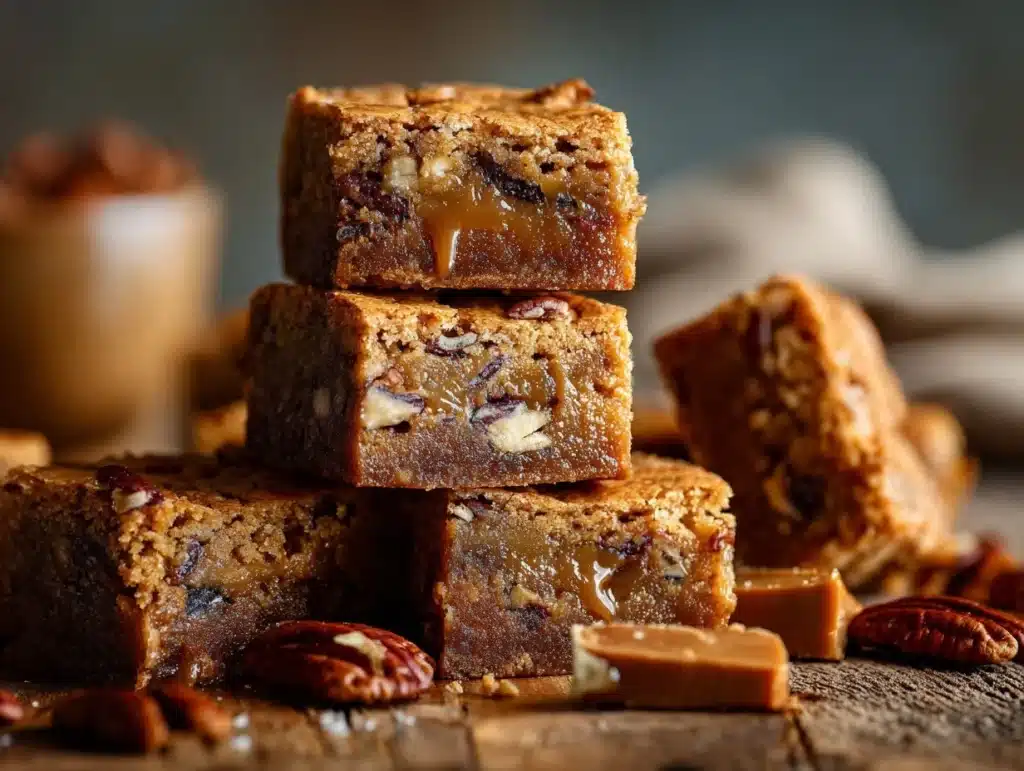 brown butter blondies - featured image