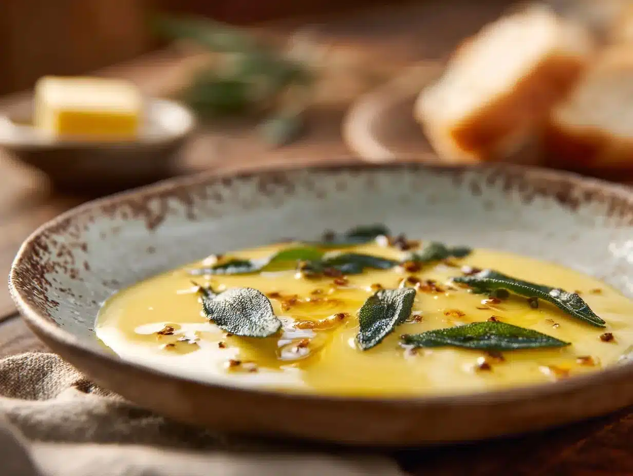 brown butter hollandaise preparation steps