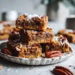 brown butter pecan blondies - featured image