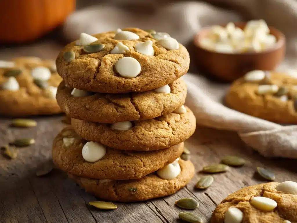 brown butter pumpkin cookies - featured image