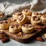 brown sugar pecan shortbread cookies - featured image