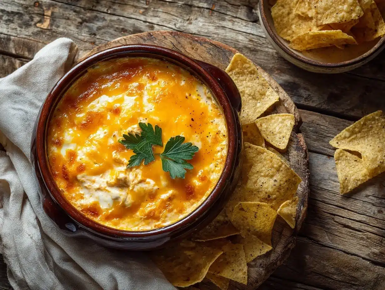 Buffalo chicken dip preparation steps