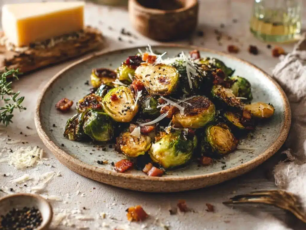 Cacio e Pepe Brussels Sprouts - featured image