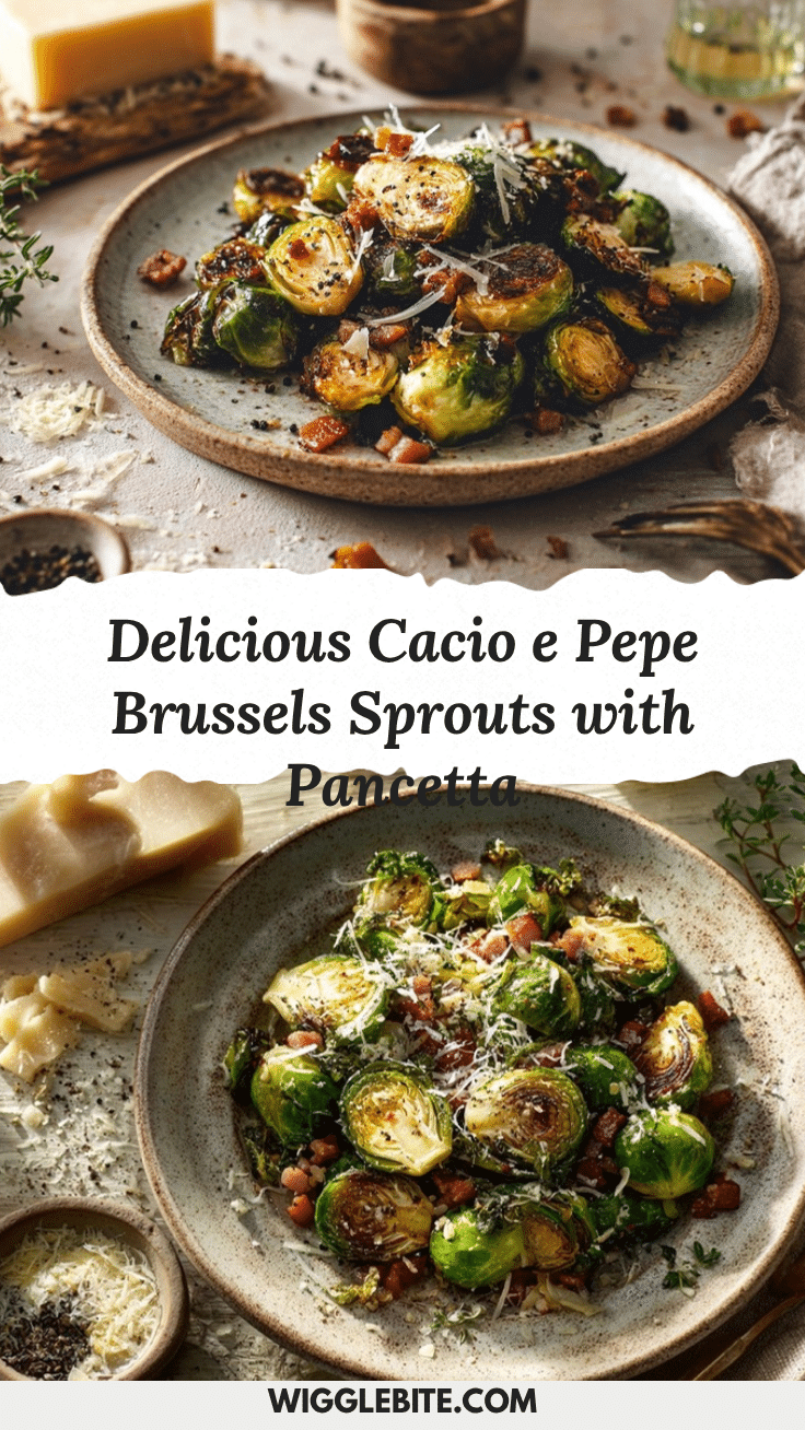 Cacio e Pepe Brussels Sprouts recipe