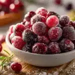 candied cranberries - featured image