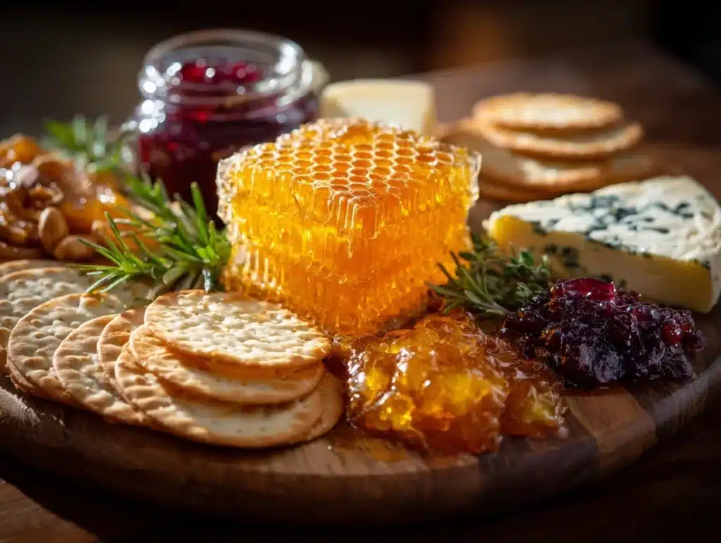 cheese and jam pairing board - featured image