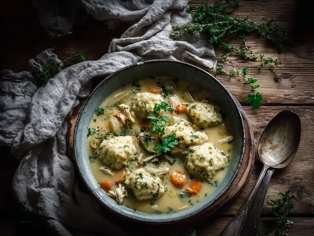 chicken and dumplings - featured image