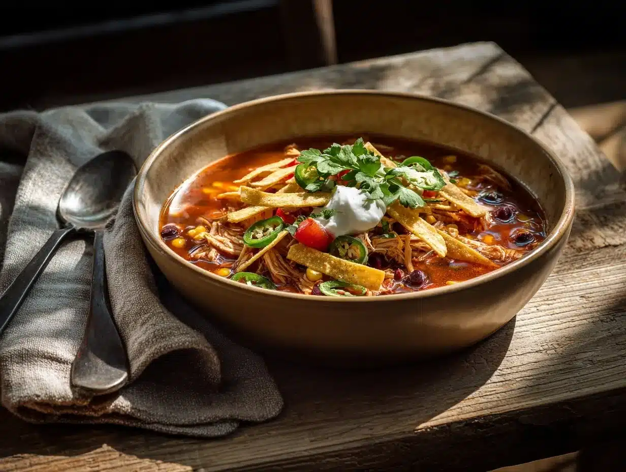 chicken tortilla soup preparation steps