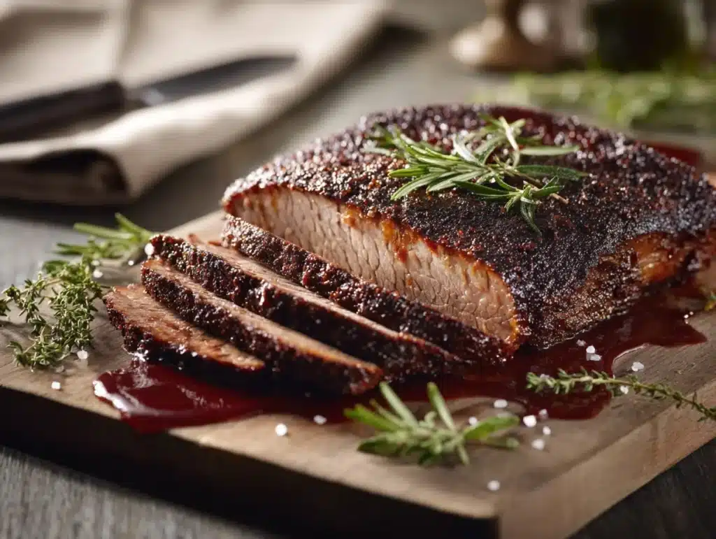 coffee-rubbed brisket - featured image