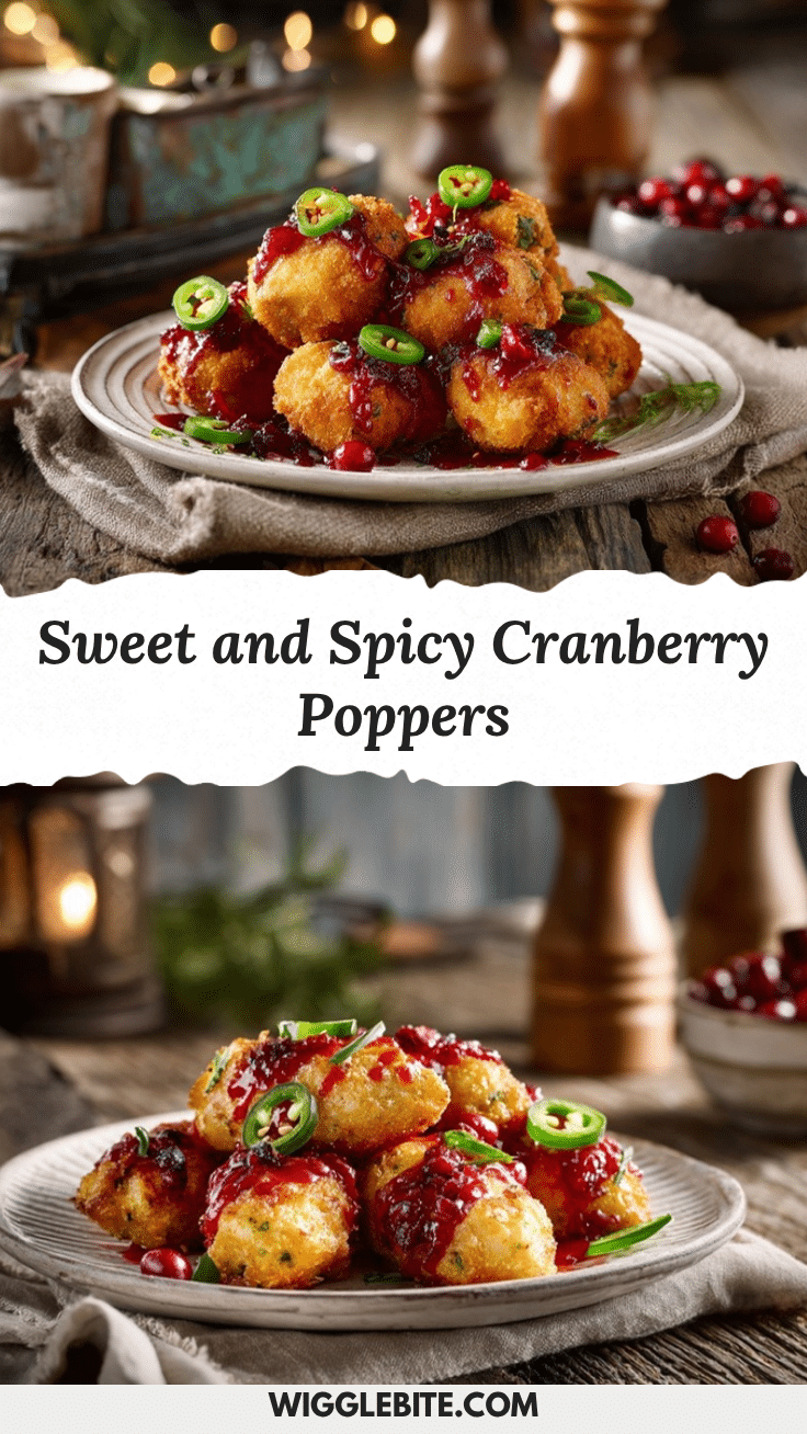 cranberry jalapeño poppers recipe