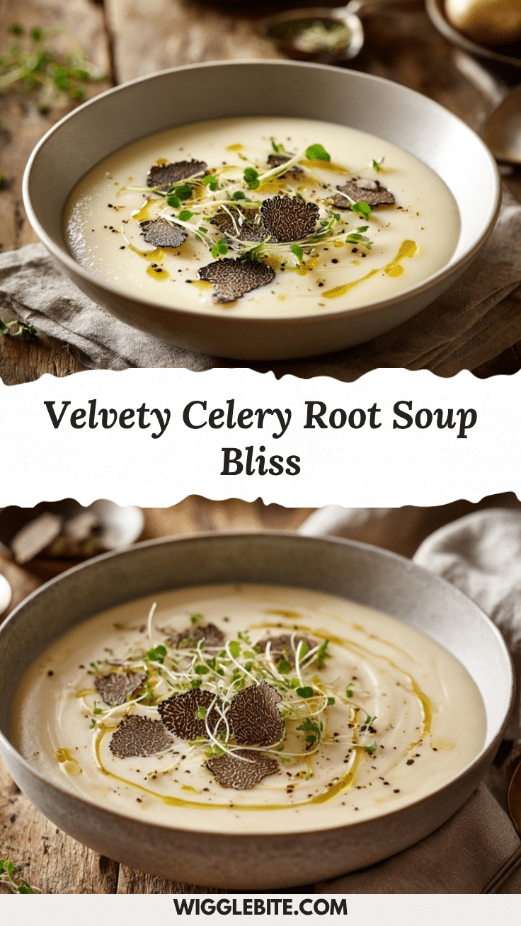 creamy celery root soup recipe