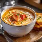 creamy lobster bisque - featured image
