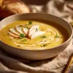 curried apple parsnip soup - featured image