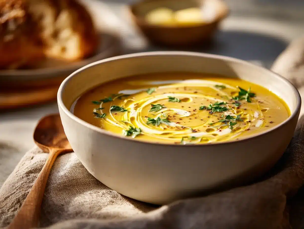 curried apple parsnip soup preparation steps