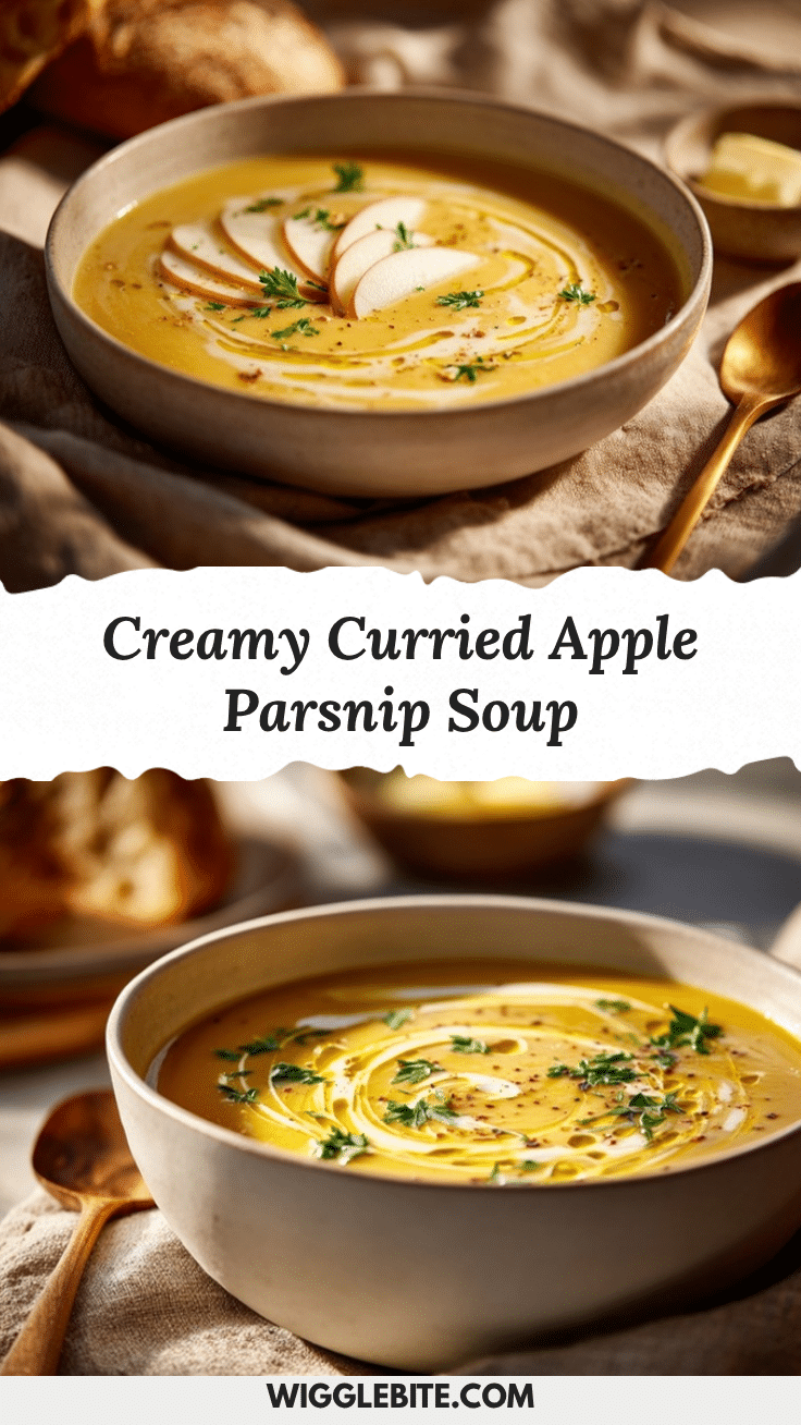 curried apple parsnip soup recipe