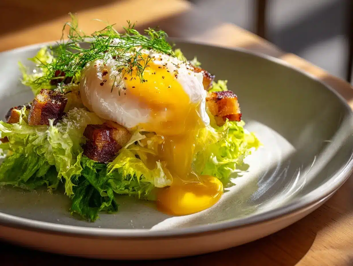frisée salad preparation steps