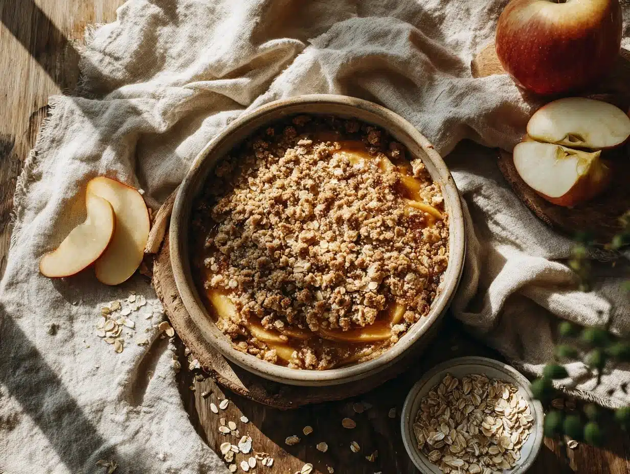 gluten-free apple crisp preparation steps