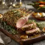 herb-crusted rack of lamb - featured image