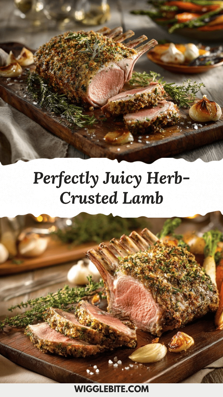 herb-crusted rack of lamb recipe