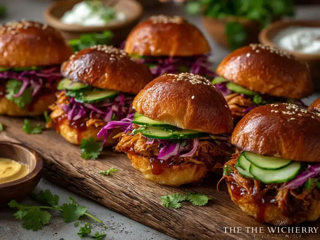 jackfruit pulled turkey sliders - featured image