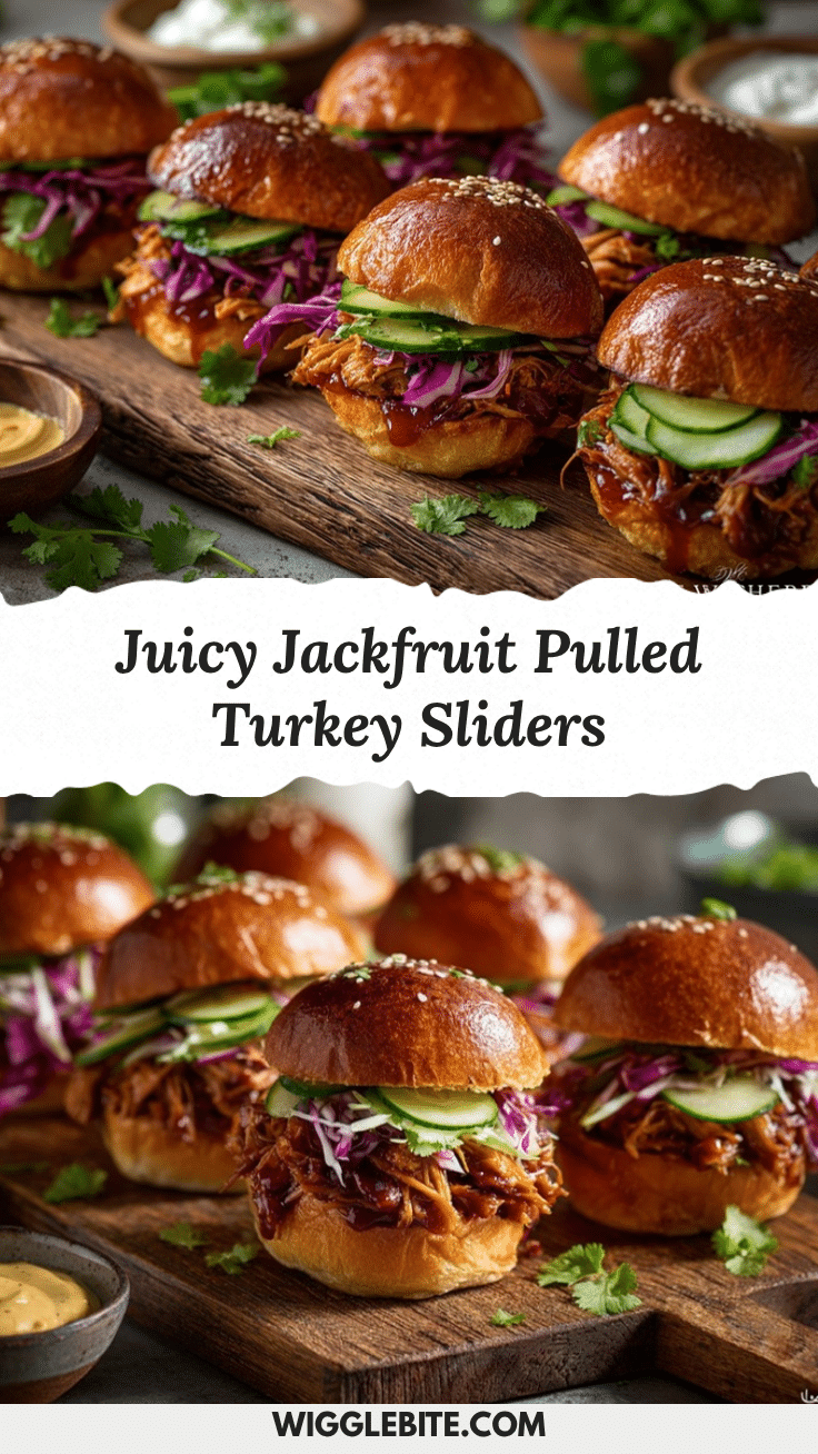 jackfruit pulled turkey sliders recipe
