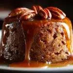 maple pecan sticky toffee pudding - featured image