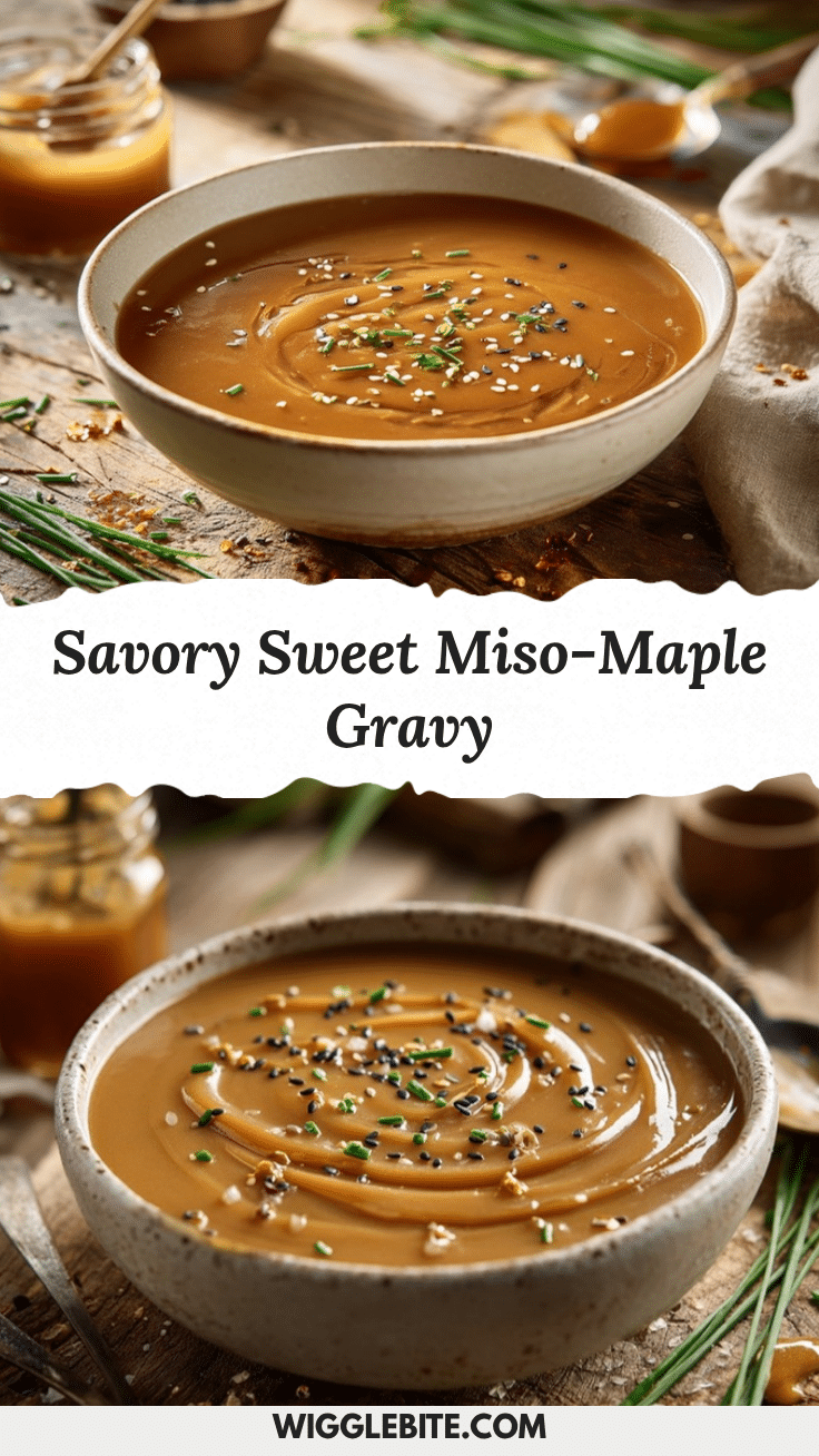 miso maple gravy recipe