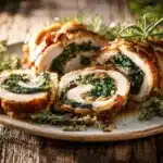 pancetta-wrapped turkey roulade - featured image