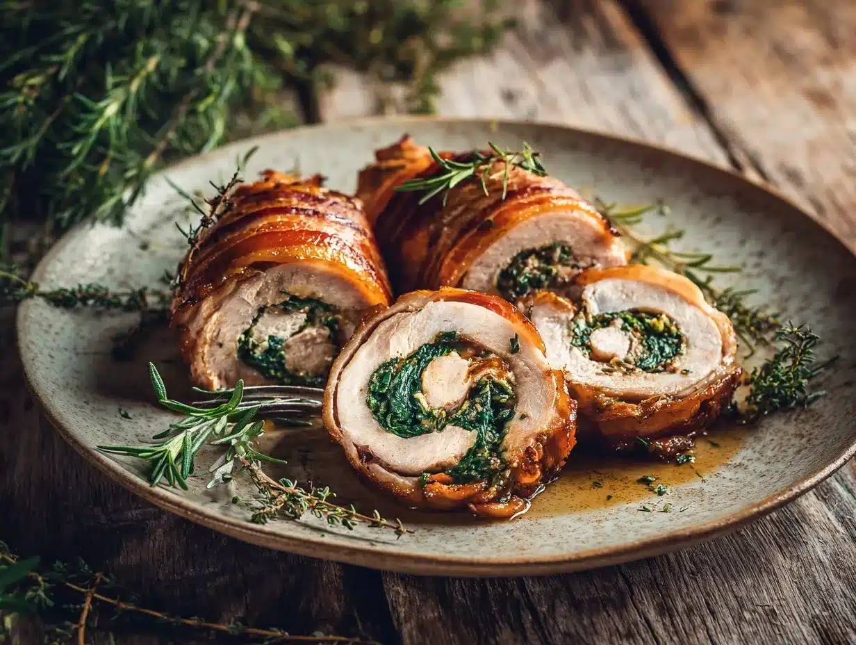 pancetta-wrapped turkey roulade preparation steps
