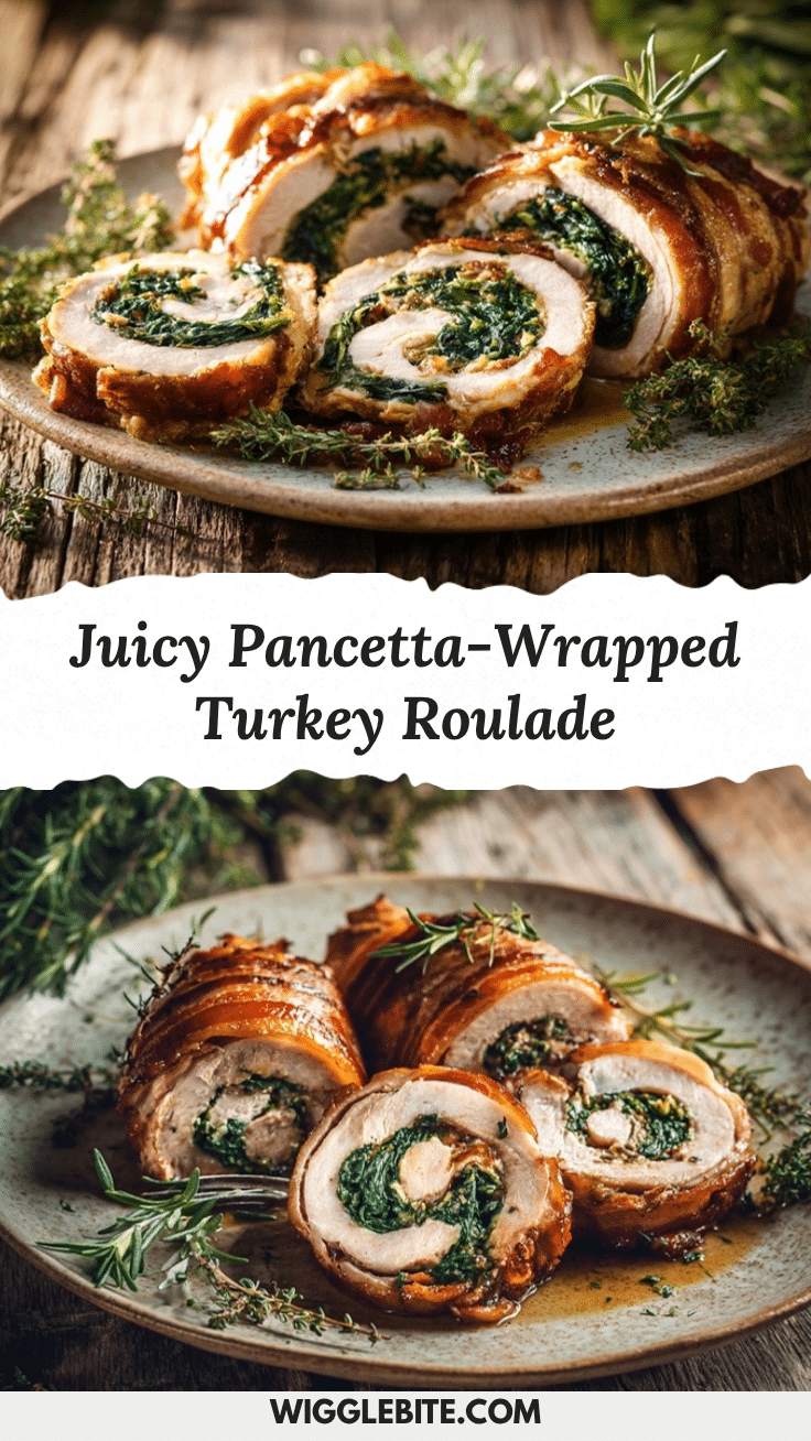 pancetta-wrapped turkey roulade recipe