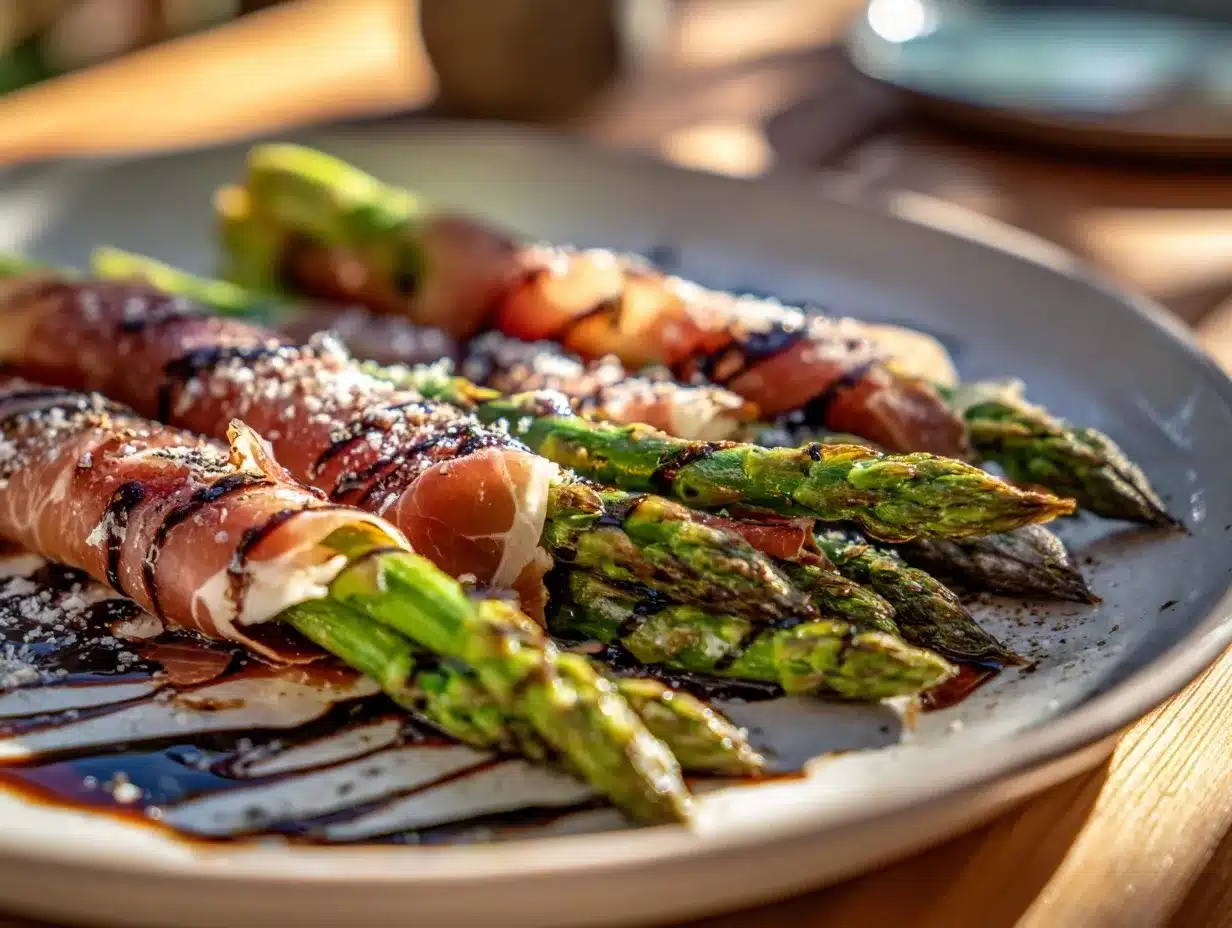 prosciutto-wrapped asparagus preparation steps