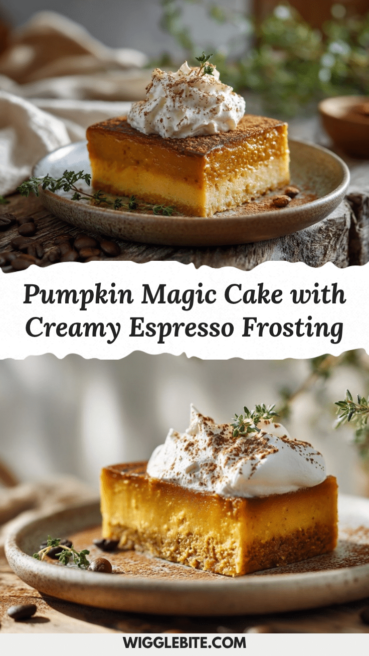 pumpkin magic cake recipe