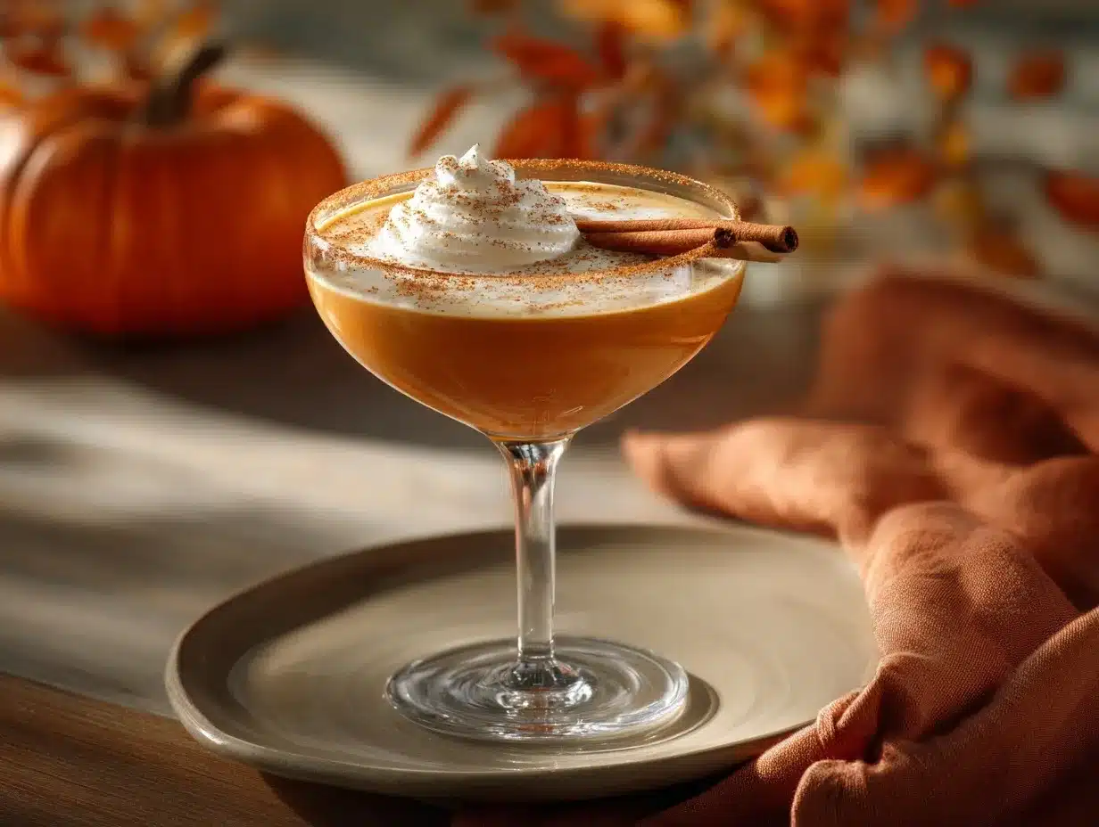 pumpkin spice martini preparation steps