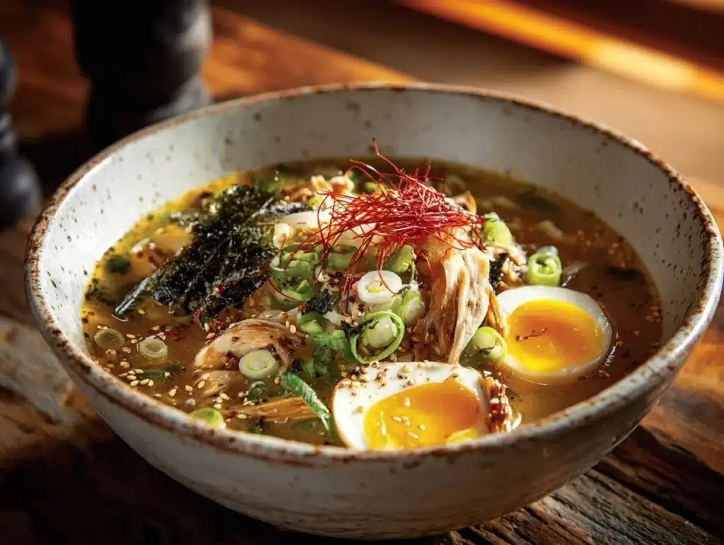 ramen with turkey broth - featured image