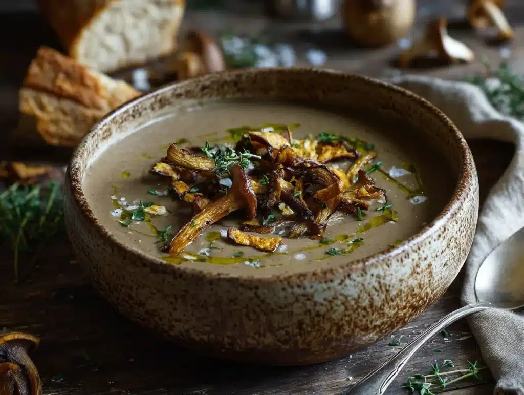 roasted chestnut soup - featured image