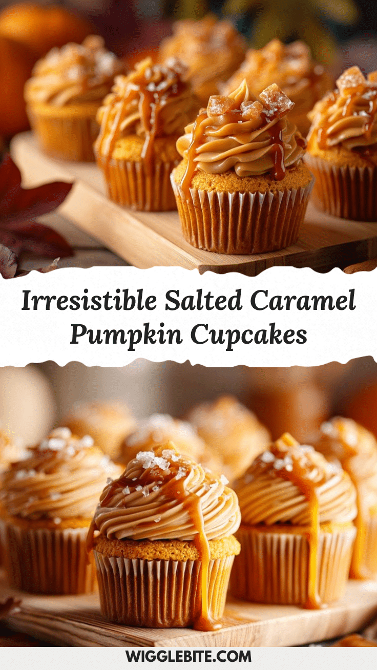 salted caramel pumpkin cupcakes recipe