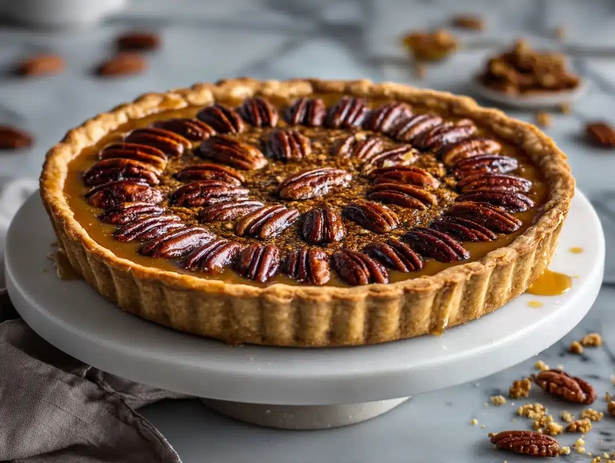 vegan pecan pie preparation steps