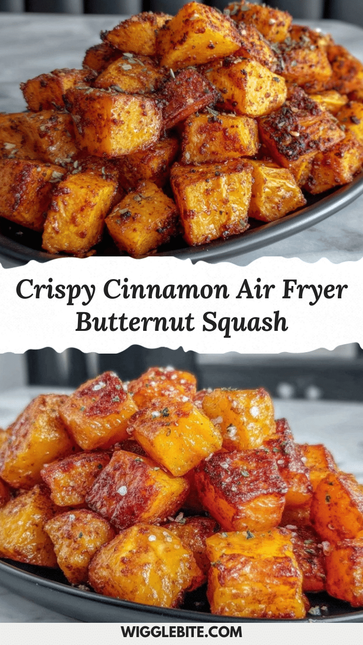 air fryer butternut squash cubes recipe