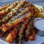 Air Fryer Parmesan Asparagus Fries - featured image