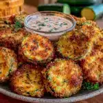 air fryer zucchini chips - featured image