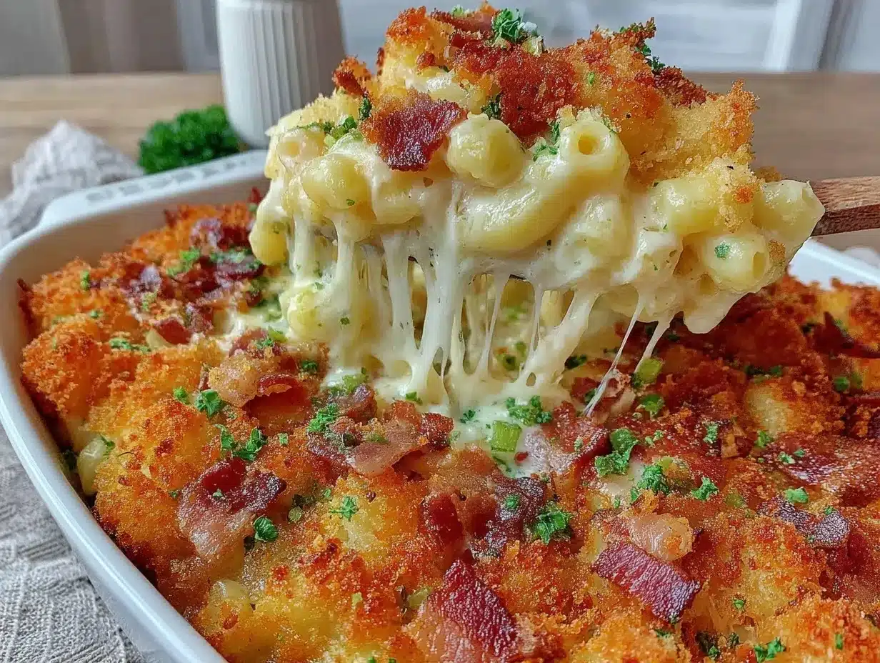 bacon jalapeño mac and cheese preparation steps