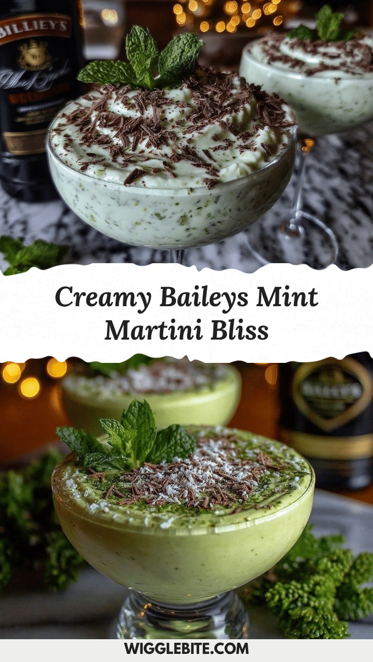 Baileys Mint Martini recipe