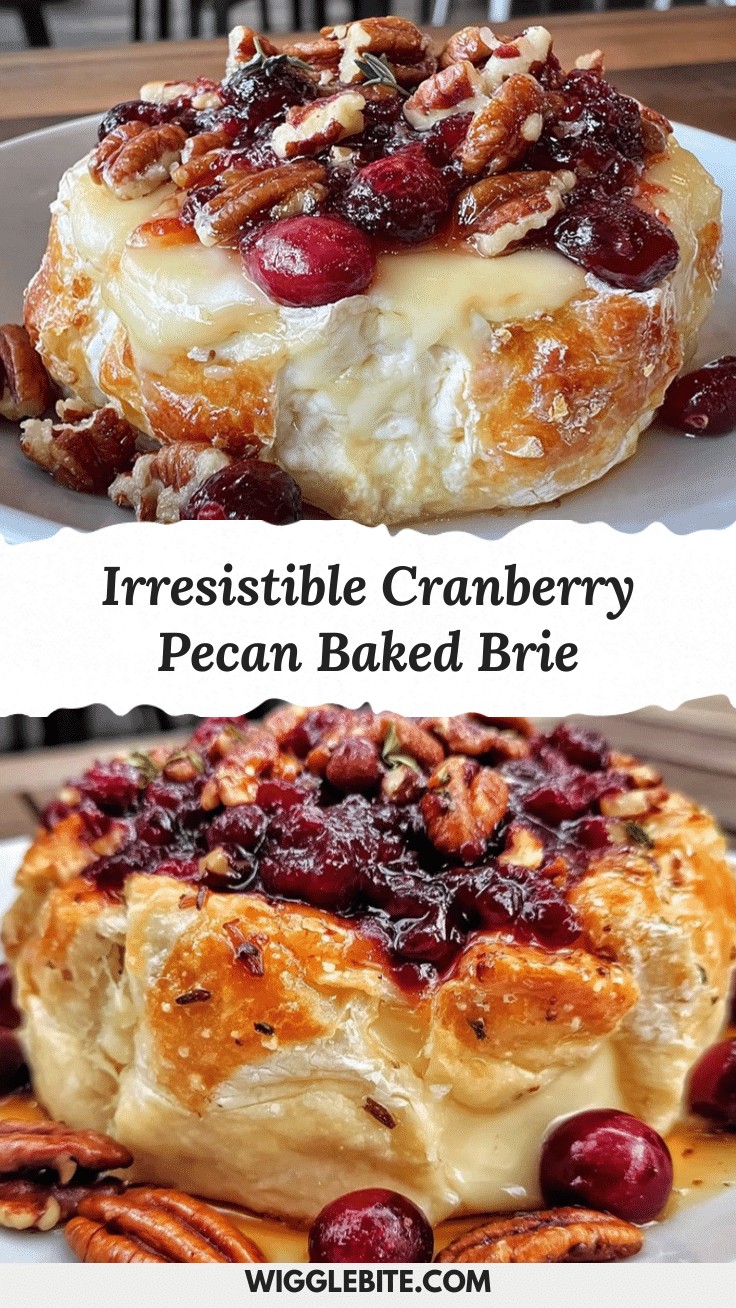 baked brie with cranberry and pecans recipe