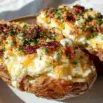 blue cheese twice-baked potatoes - featured image