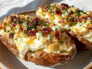 blue cheese twice-baked potatoes - featured image