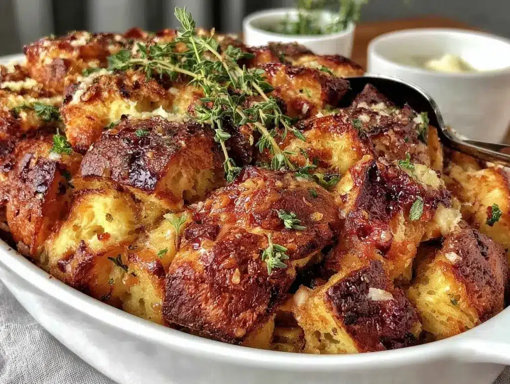 boxed stuffing mix with fresh herbs - featured image